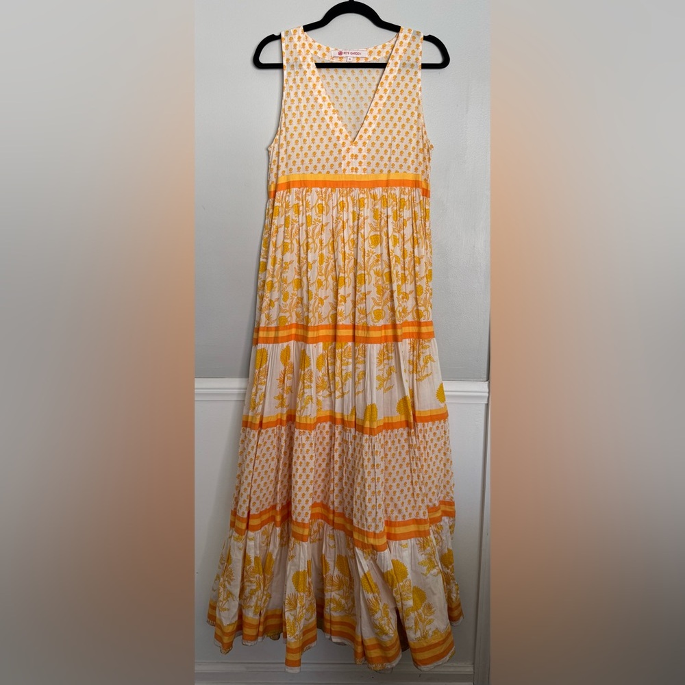 Floral Yellow and Orange Women's Skirt